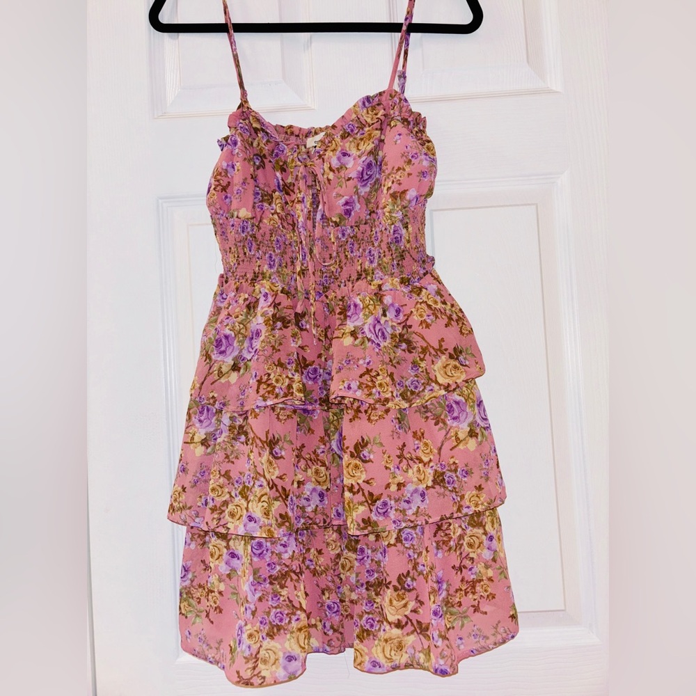 Floral, tiered dress by Emmy Rose